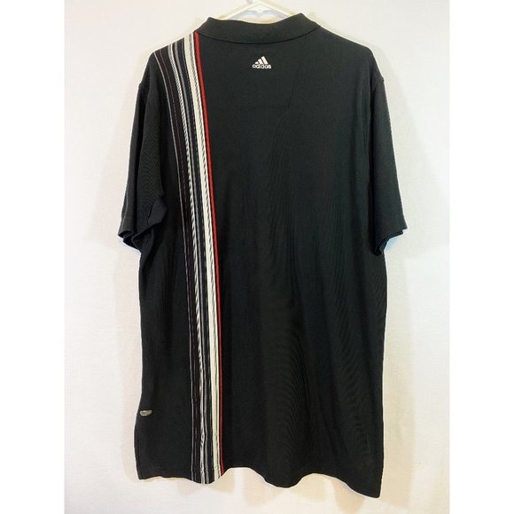 Adidas ClimaCool Striped Golf Polo Shirt - Picture 9 of 10